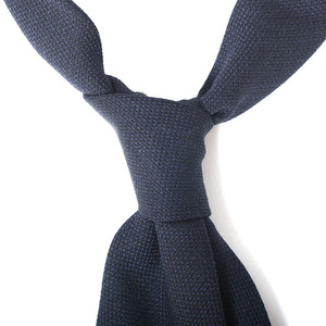Wool_Navy Knitting Tie