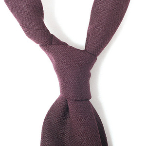 Wool_Purple Wine Knitting Tie