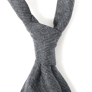 Wool_Darkgray Stripe Tie